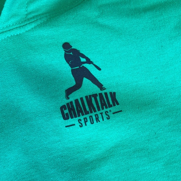 Chalktalk Sports Baseball ⚾️ Santa 🎅 Hoodie - Picture 4 of 4